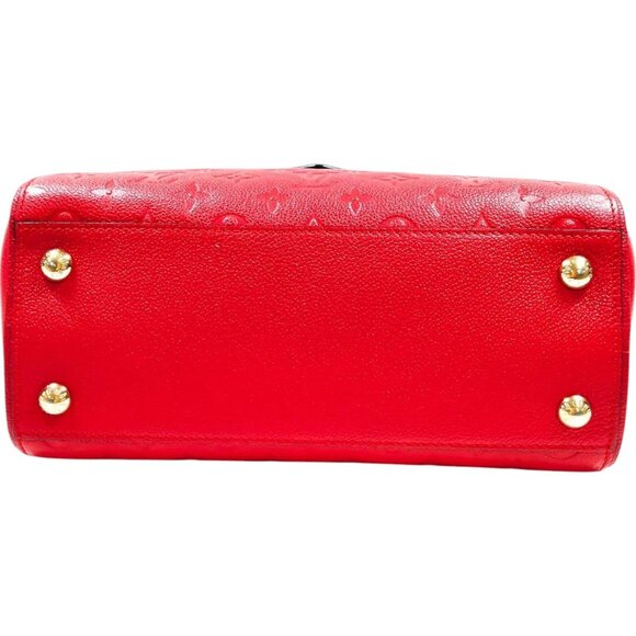 809739BA (X6) Louis Vuitton Hand Bag Trocadero Red Monogram Empreinte - Picture 3 of 13